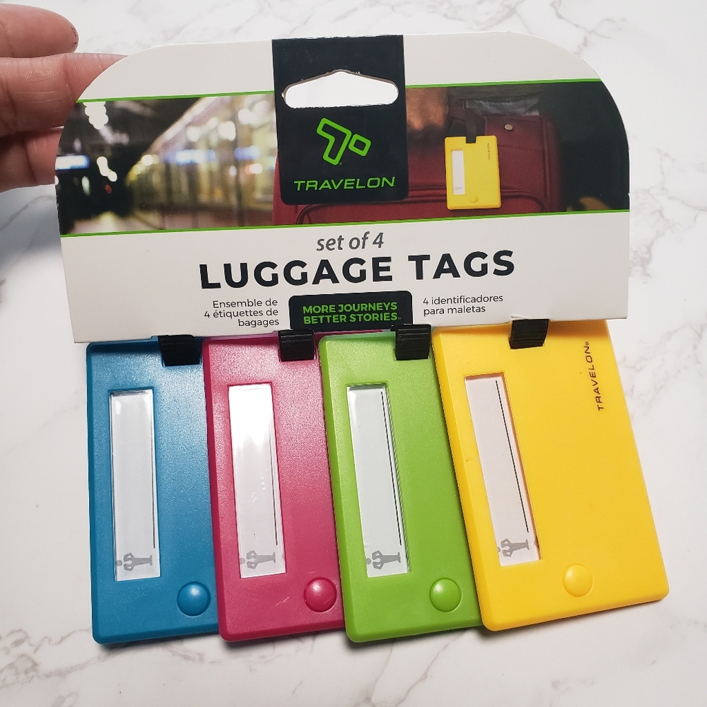 Travelon Set of 4 Luggage tag.